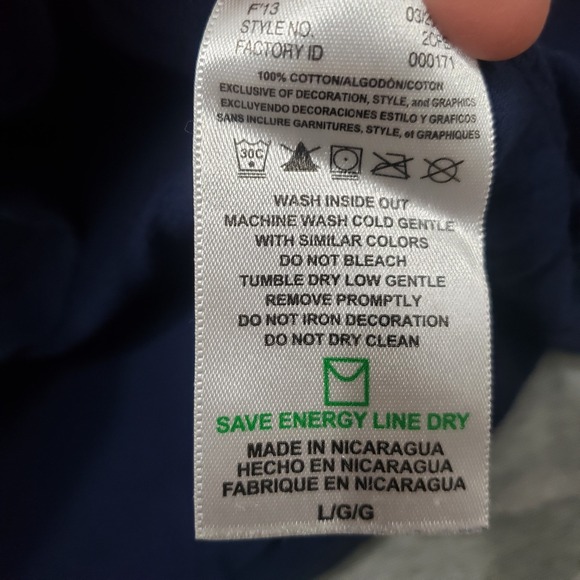 Denver Broncos Top Womens Large Blue NFL Team Apparel Short Sleeve Football - Picture 5 of 11